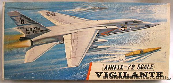 Airfix 1/72 RA-5C Vigilante - US Navy RVAH-14 USS John F. Kennedy, 492 plastic model kit